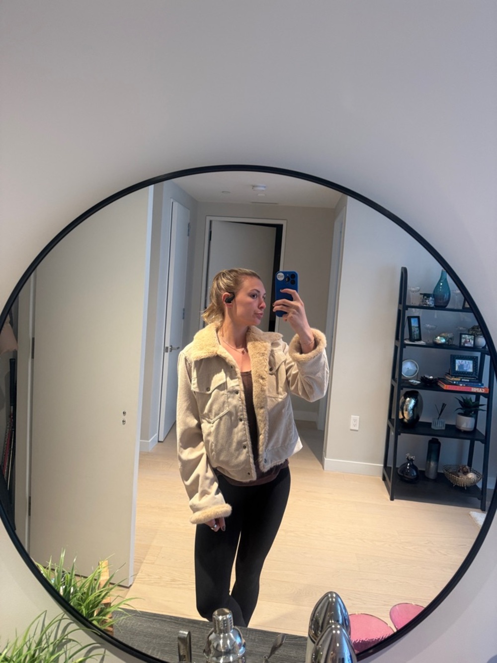 Everly Cream Teddy Sherpa Jacket